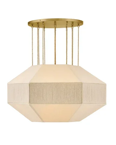 Hinkley Lyla LED Chandelier in Lacquered Brass – 47495LCB