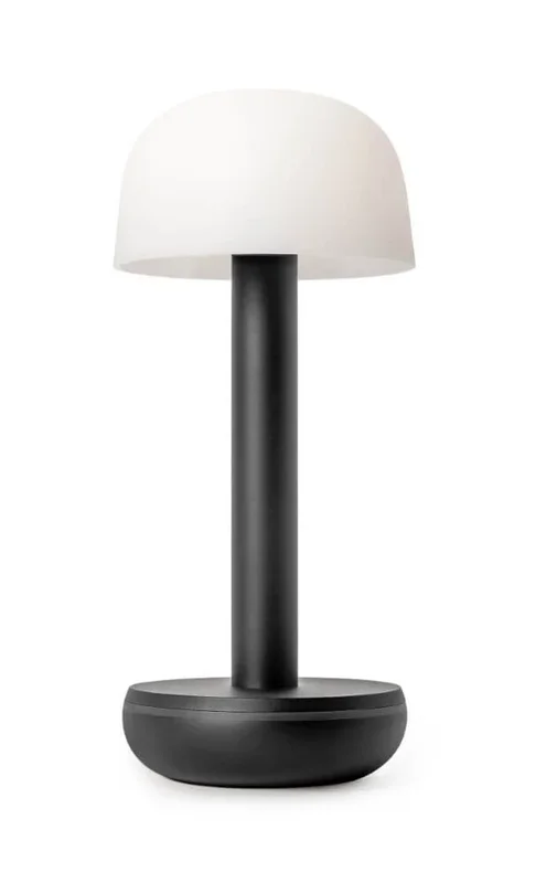 Humble – Wiederaufladbare Tischlampe Two Black Frosted