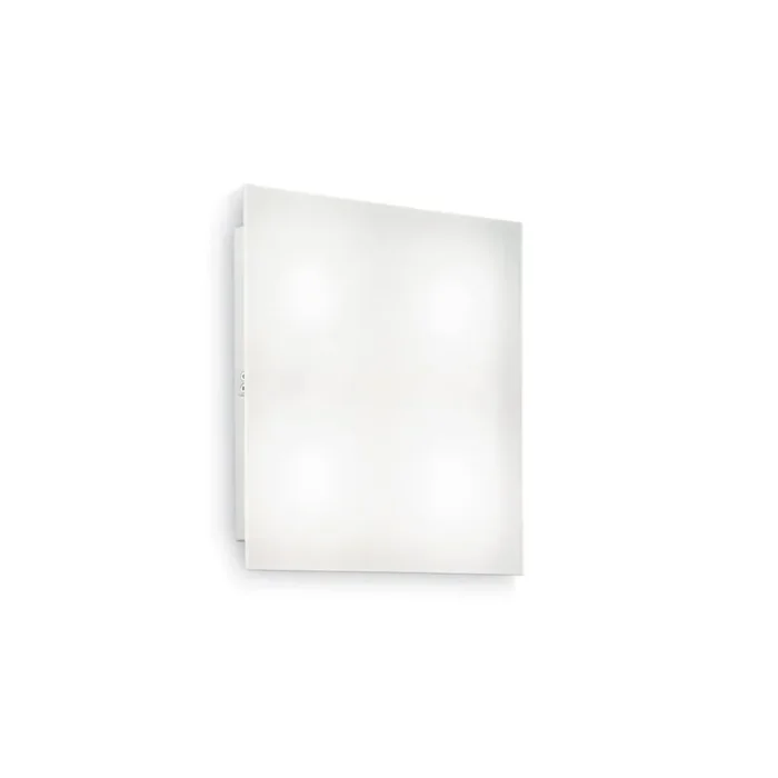 Ideal Lux FLAT Wandleuchte Weiß, 1-flammig