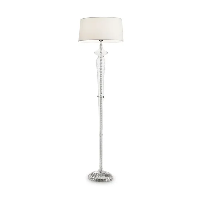 Ideal Lux FORCOLA Stehleuchte Chrom, Transparent, Klar, 1-flammig