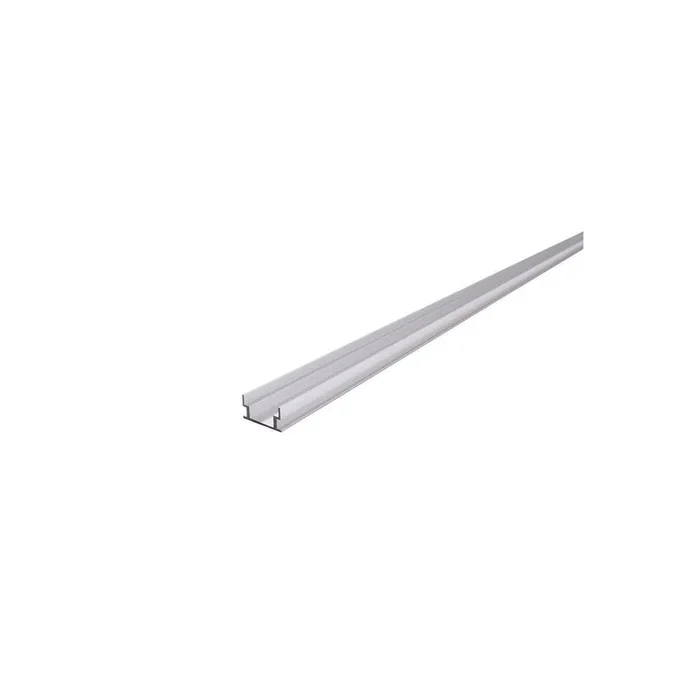 IP-Profile, U-flach AU-04-12 für 12 – 13,3 mm LED Stripes, Silber-matt, eloxiert, 2000 mm