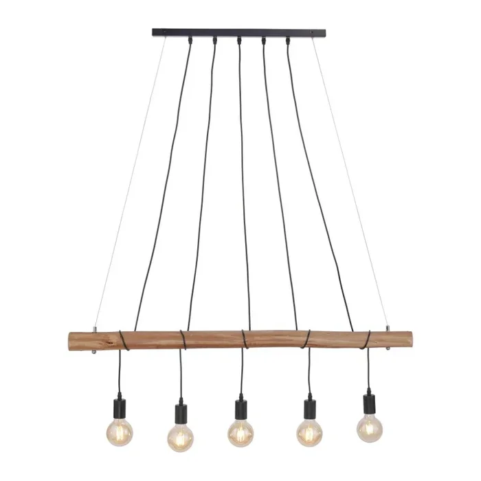 Just Light – 5-Licht Esszimmer Pendelleuchte Damian