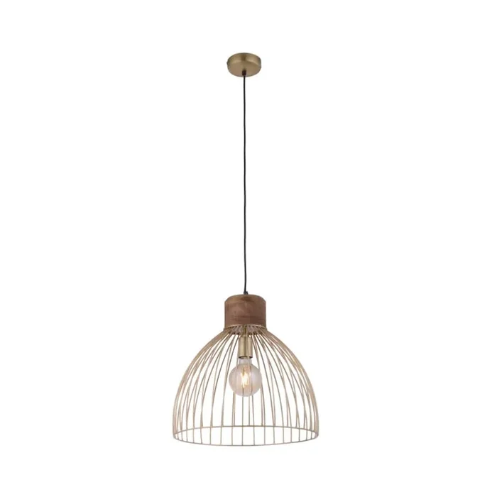 Just Light – Hängelampe Alami braunes Messing