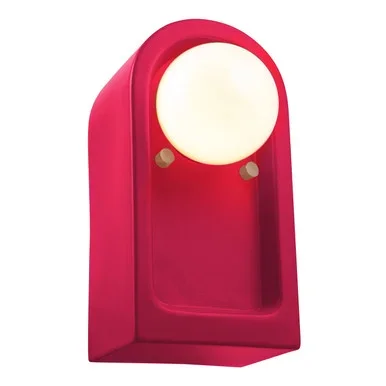 Justice Designs Ambiance Collection One Light Wall Sconce in Cerise – CER-3010-CRSE