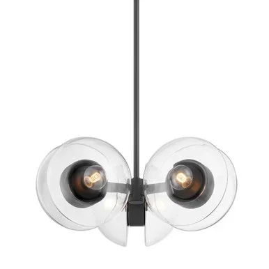 Kert Six Light Chandelier (9427-BBR)
