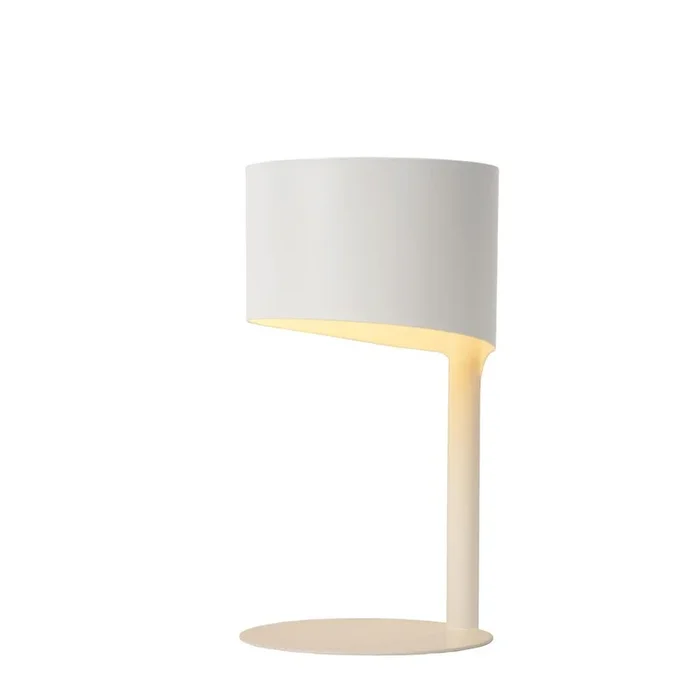 KNULLE Tischlampe Ø 15 cm 1xE14 Weiß