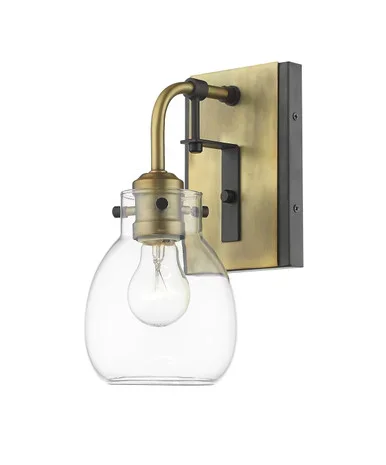 Kraken One Light Wall Sconce (466-1S-MB-OBR)