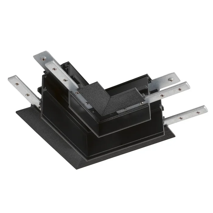 L-Verbinder f�r Einbauschiene TRACK 48V, mechanisch, rechts, IP20, schwarz
