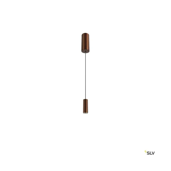LALU®, Pendelleuchte, Led Base, Mix&Match, 150 cm, 9.5 W, 3000 K, PHASE, bronze