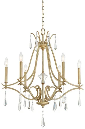 Laurel Estate Six Light Chandelier (4446)