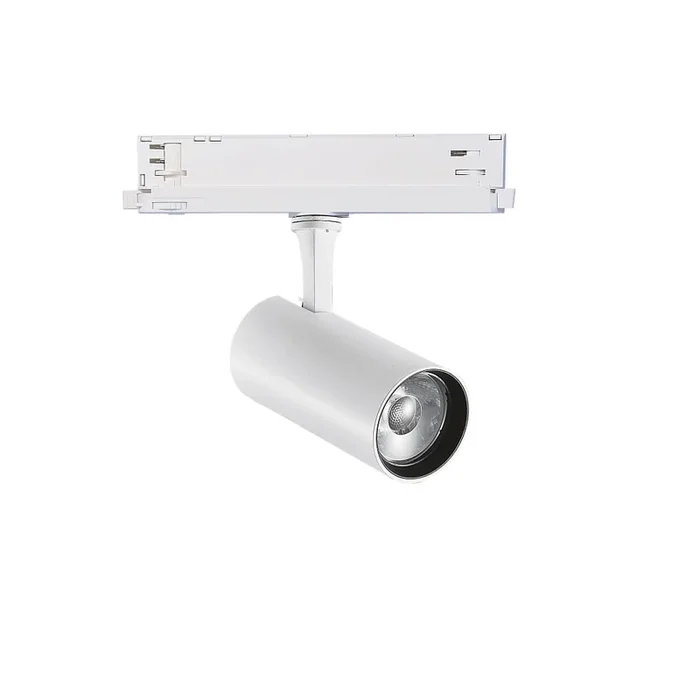 LED 3-Phasen-Schienenstrahler FOX 15W MEDIUM DALI, CRI >90, dimmbar DALI, verstellbar, 3000K 1350lm 41�, wei�