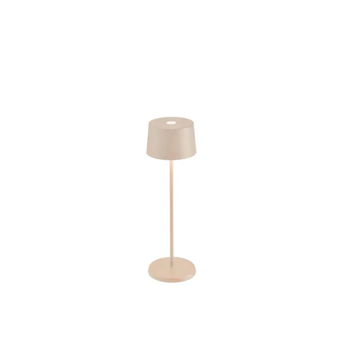 LED Akku-Tischleuchte OLIVIA TAVOLO PRO, 2,2W, 2200K/2700K/3000K, 130-150lm, sandfarben