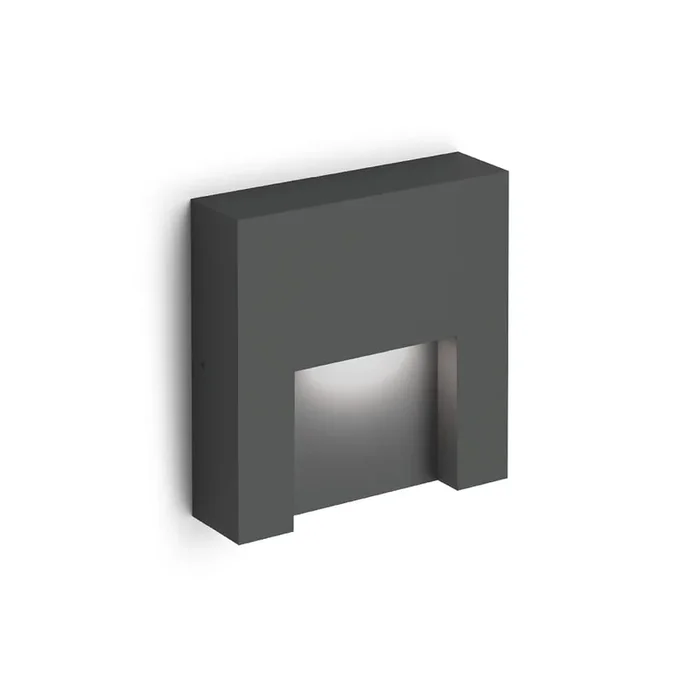 LED Au�enwandleuchte RETO OUTDOOR WALL SURF 1.3 LED 3000K A 5W 220-240VAC DIM CRI90, anthrazit