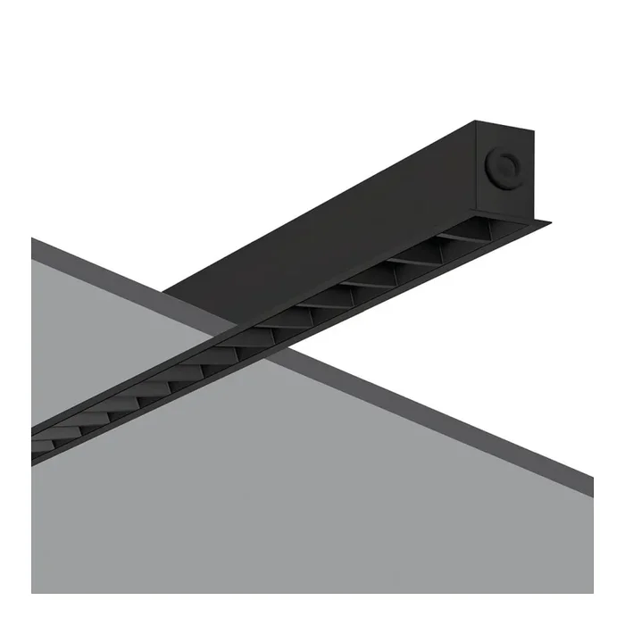 LED Einbauleuchte SL764+ RF LV, 32W, 4000K, 4430lm, IP30, IK05, DALI, bildschirmarbeitsplatztauglich, schwarz