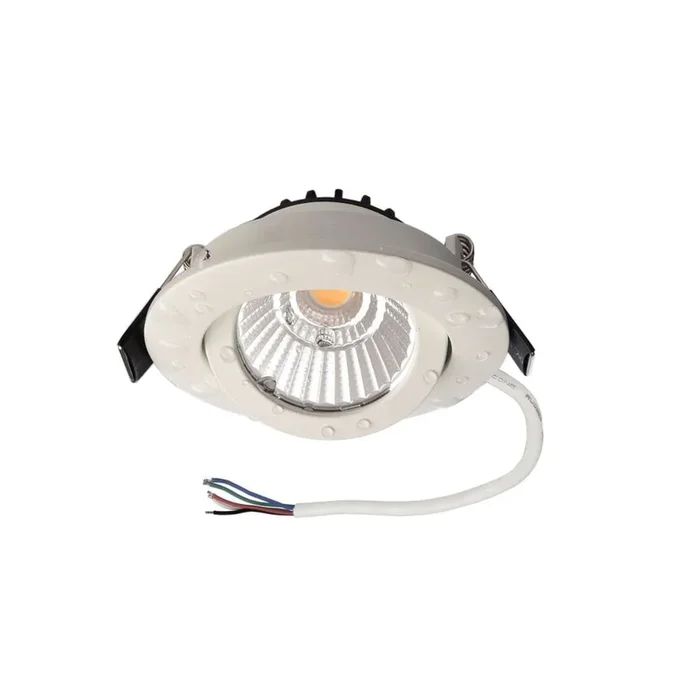 LED Einbaustrahler DIONE, 36�, 9W, RGB+3000K, 540lm, IP20/IP44, schwenkbar, wei�