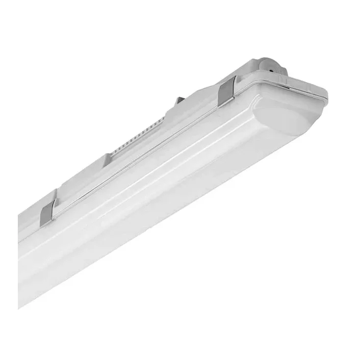LED Feuchtraumleuchte ACRO BASIC EQ158, 29W, 4000K, 4300lm, IP66, IK03, statisch, grau / opal