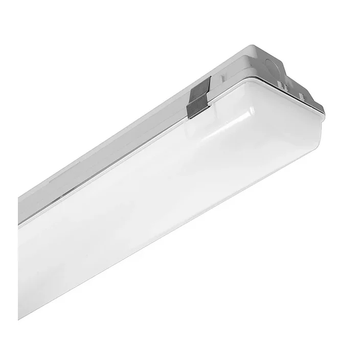 LED Feuchtraumleuchte ACRO+ EQ258 HO, 73W, 4000K, 10200lm, IP66, IK03, statisch, grau / opal