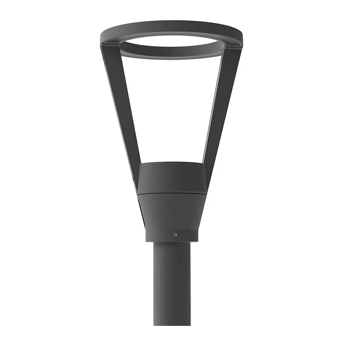 LED Mastleuchte HEDO+ C/EW, 43W, 4000K, 3865lm, IP65, IK09, statisch, anthrazit / Glas opal