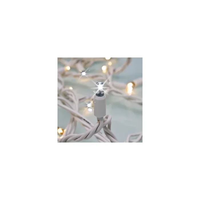LED-Minilichterkette, FLASH, 50 LEDs/3,5W,2700K, L 5 m,weiß