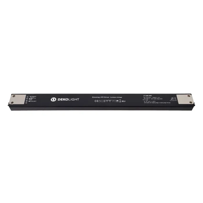 LED Netzger�t LONG FLAT (CV, DC), 48V, 80-240W, dimmbar, IP20, schwarz
