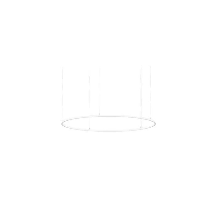 LED Pendelleuchte ANDROS IN/OUT, Ringform, � 180cm, CRi >90, UGR <22, Casambi dimmbar, 130W 3000K, strukturwei�