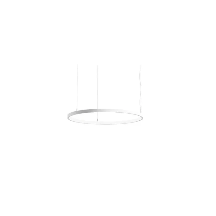 LED Pendelleuchte ANDROS IN, Ringform, � 80cm, CRi >90, UGR <22, Matter dimmbar, 60W 3000K, strukturwei�