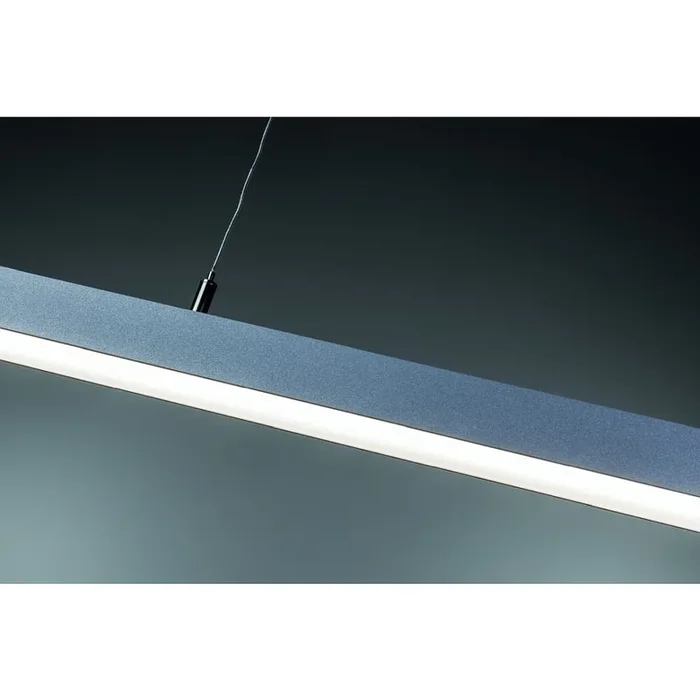 LED Pendelleuchte IRIMA P, IP20, 230V, inkl. Baldachin, Wei�aluminium, 33W 3000K 3354lm