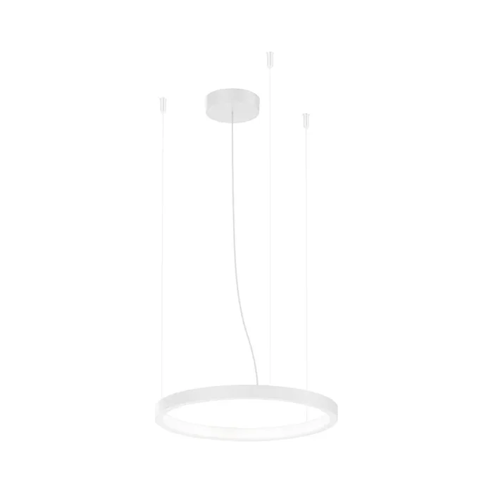 LED Pendelleuchte KUJO 1.0, Ring � 38cm, H�he max. 400cm, 10.7W 2700K 760lm, CRi >90, dimmbar, mattwei�