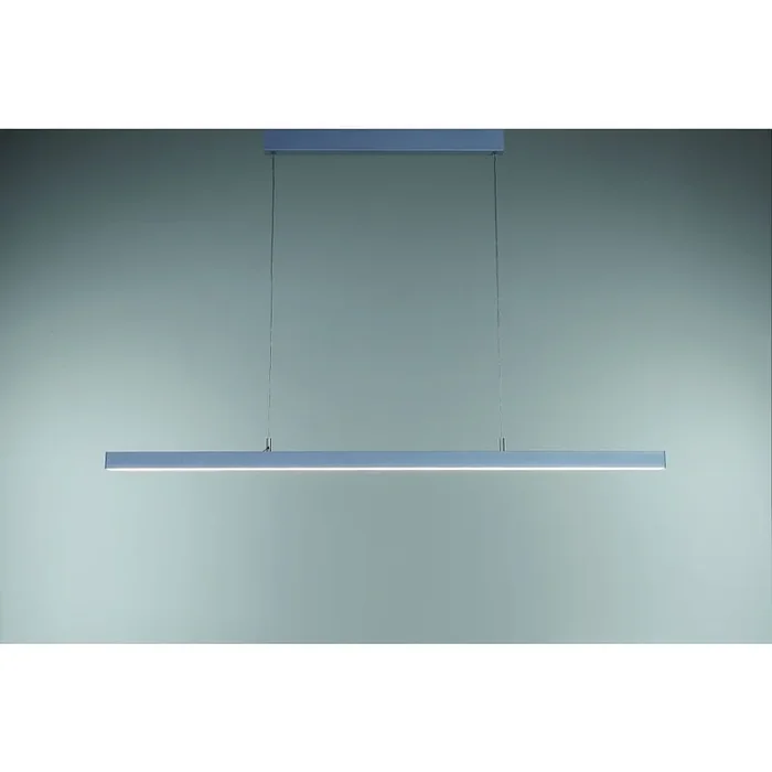 LED Pendelleuchte TEIGLIN P, IP20, 118.5, 230V, CRi >90, inkl. Baldachin, H�he fix, Aluminium eloxiert / opal, 56W 4000K