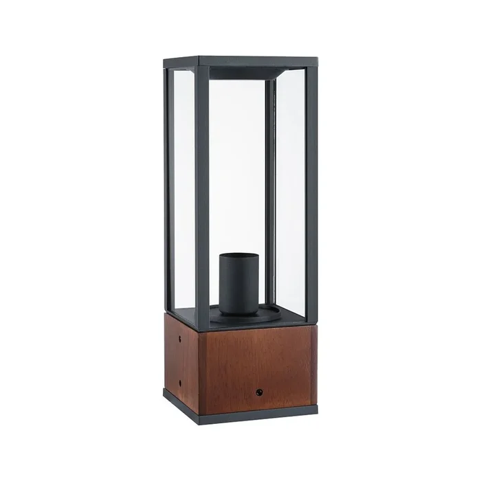 LED Pollerleuchte TIMBA IP44 E27,H�he 40cm, dimmbar, Holz