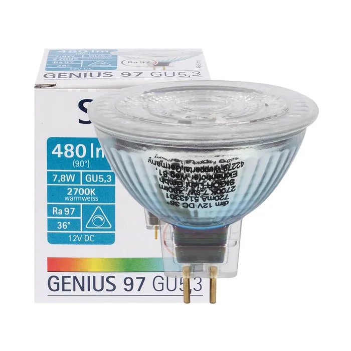 LED-Reflektorlampe MR16 7,8W 480lm GENIUS GU5 3 2700K