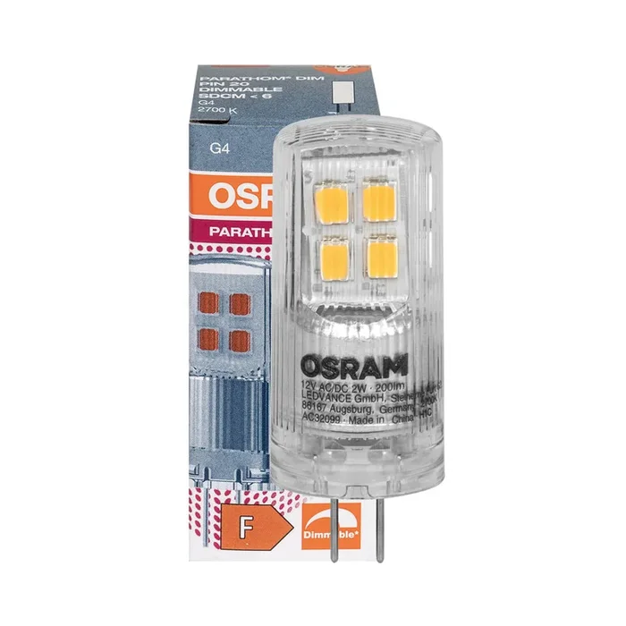 LED-Stiftsockellampe klar PARATHOM PIN G4/12V-AC/DC/2W (20W) 200 lm 2700K