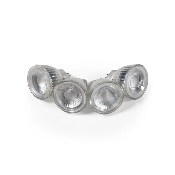 LED-Strahler McShine “MCOB“ MR11 / G4, 3W, 250lm, warmweiß, 4er-Pack