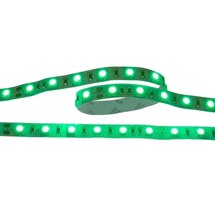 LED Strip KS-N-STR1 IP20, 14.4W/m, 24V DC, L 500cm / B 1cm, 60 LED/m, GR�N 900lm/m 120�, dimmbar