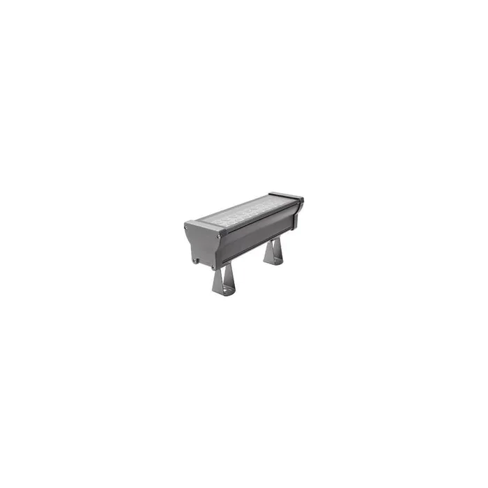 LED Wallwasher, 39cm, 21W, IK08, CRI >80, IP66, titan / Glas transparent, 50�, 4000K