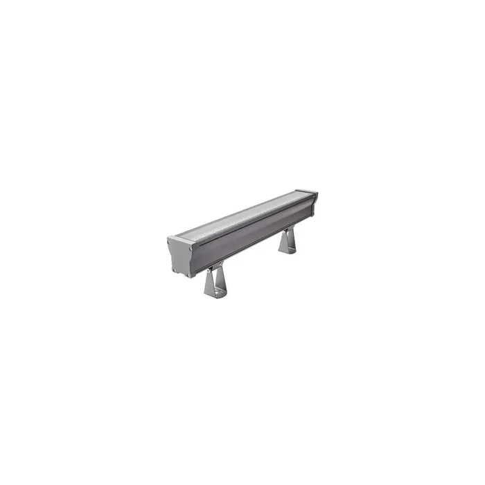 LED Wallwasher, 60,4cm, 22W, IK08, CRI >80, IP66, titan / Glas transparent, 30�, RGBW