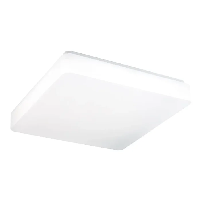 LED Wand-/Deckenleuchte, 30cm, quadratisch, 35W, 4000K, 5000lm, IP54, IK10, PC, TRIAC, wei�