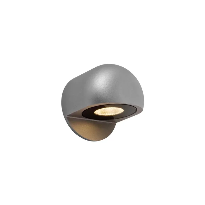 LED-Wand- und Treppeneinbaustrahler Mira 45 silber LED/24V-DC/2W, 3000K IP66