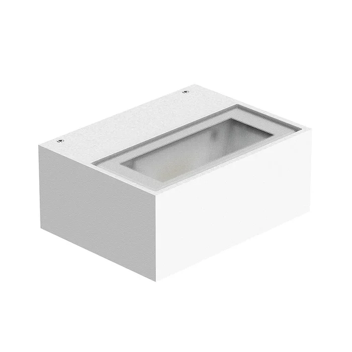 LED Wandleuchte ORION H M, 5,5W, 4000K, 259lm, IP65, IK06, statisch, Glas transparent, wei�