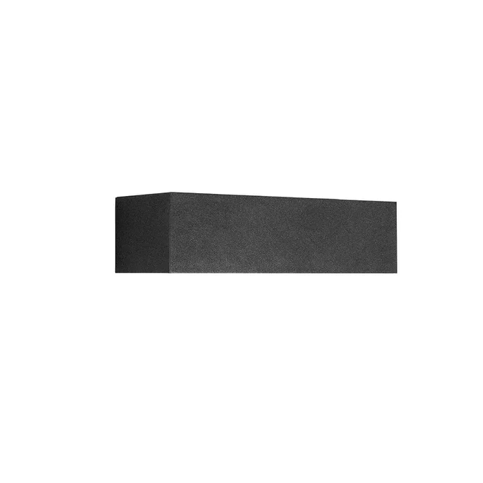 LED Wandleuchte QUASAR 30 TECH, 23W, 4000K, 1505lm, IP65, IK07, statisch, Glas opal, anthrazit
