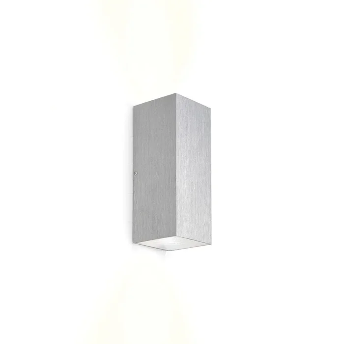 LED Wandleuchte TRAIN 2.0, 2-seitig, 8W 3000K 510lm 36�, CRi >90, dimmbar, aluminium geb�rstet