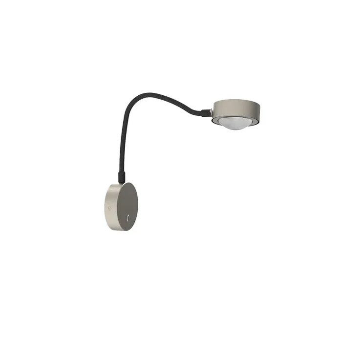 LIGHTME LED Wandleuchte POWERLENS FLEX 60�, inkl. GX53, 4,8W, 2700K, 420lm, IP20, titan