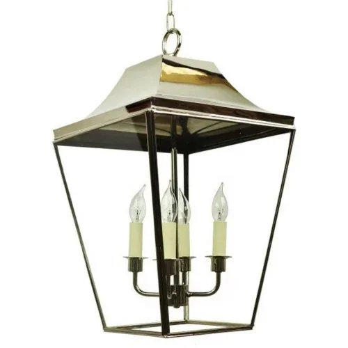 Limehouse – Ländliche Hängelampe Knightbridge 4-flammig 63cm – Messing (PB)