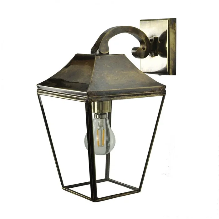 Limehouse – Ländliche Wandleuchte Knightbridge 35cm – poliertes Gold (PBUL)