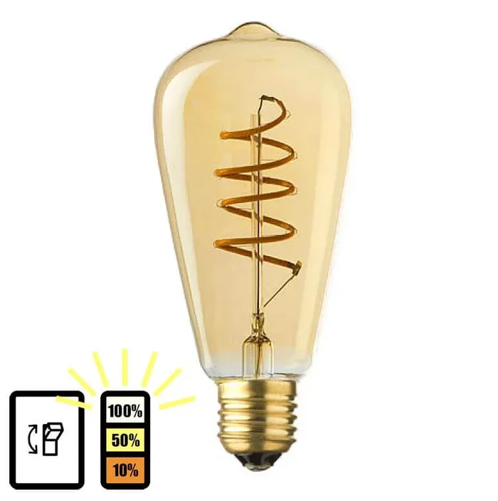 Lyora – Dimmbar E27 – 4W – 2500K – 3stap