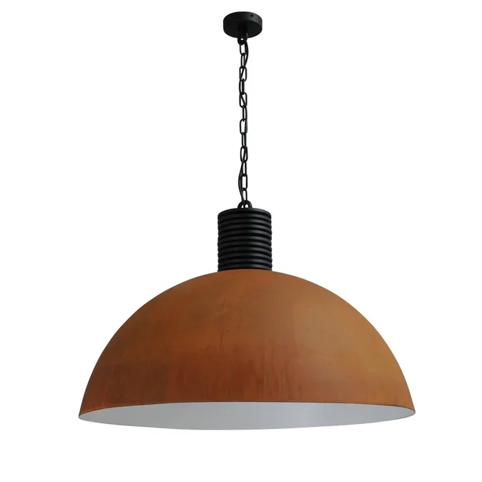 Masterlight – Pendelleuchte Industria 80 rostbraun mit schwarz