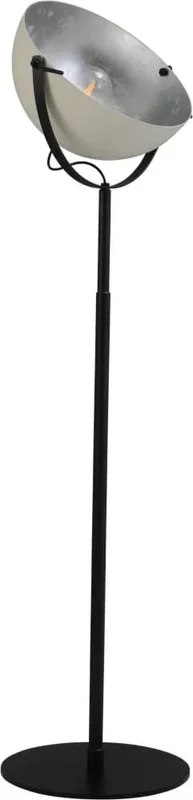 Masterlight – Stehlampe Larino 50 175 cm schwarz mit weiß und grau