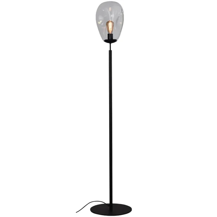 Masterlight – Stehlampe Lava Ø 22,5cm Klarglas