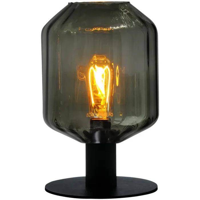 Masterlight – Tischlampe Porto mit grünem Jagger-Glas