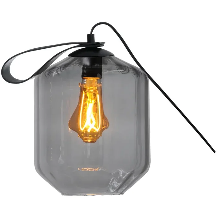 Masterlight – Tischlampe Porto Tragen Sie es mit Jagger-Rauchglas